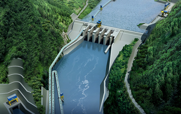 国内领先的大型清洁能源基地——金沙江上游水电