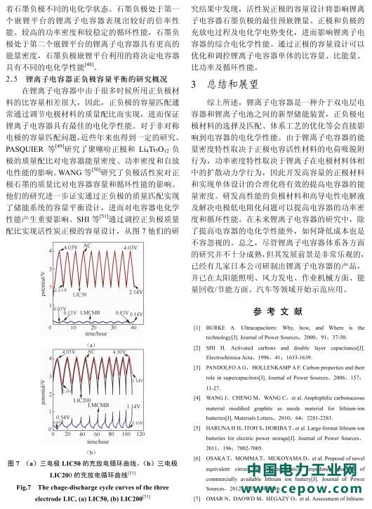 锂离子电容器